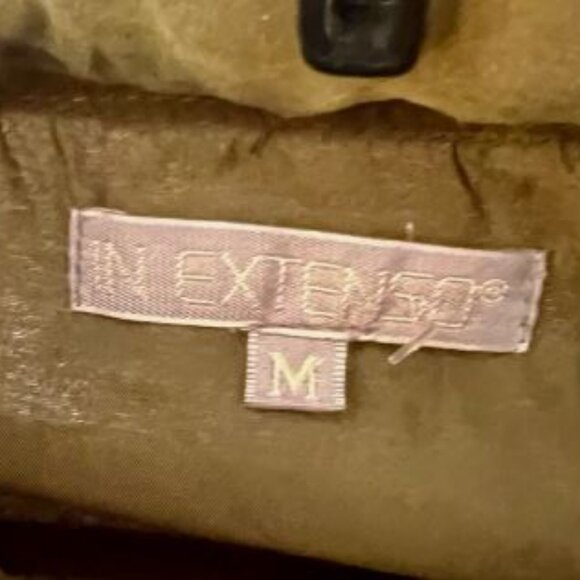 Green Utility Jacket with Stand-Up Collar, Pockets and Fitted Waist - Picture 6 of 6